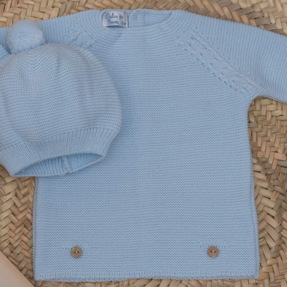 Conjunto Punto de Arroz Celeste - Imagen 2