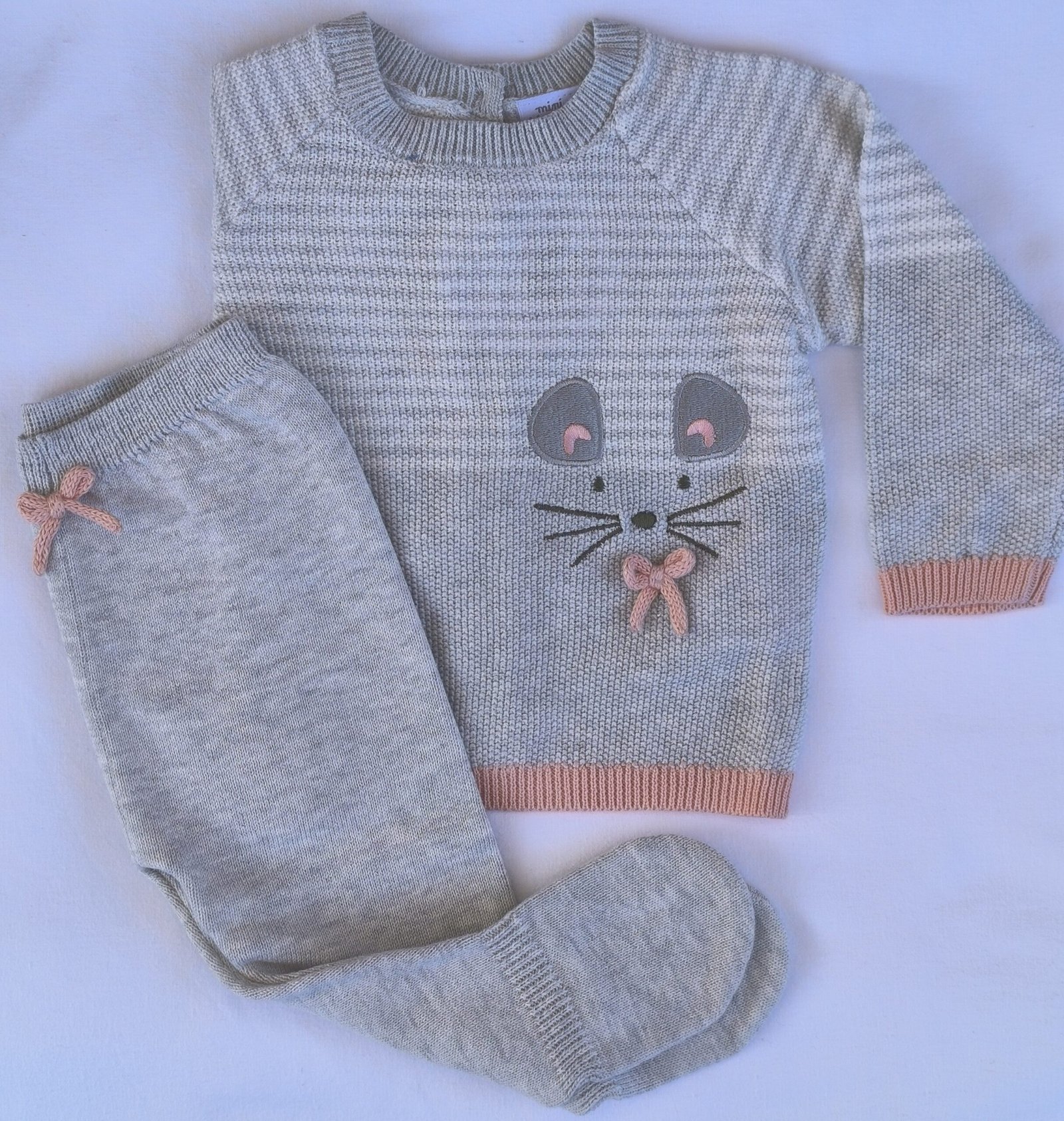 Conjunto Polaina Tricot